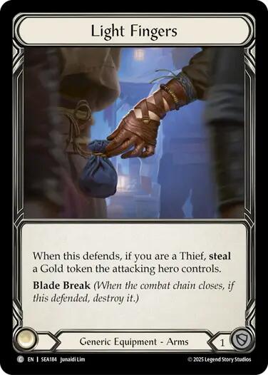 Light Fingers (Treasure) [SEA184] (High Seas)  Cold Foil | Webway Games