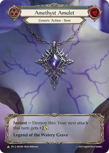 Amethyst Amulet (Treasure) [SEA189] (High Seas)  Cold Foil | Webway Games