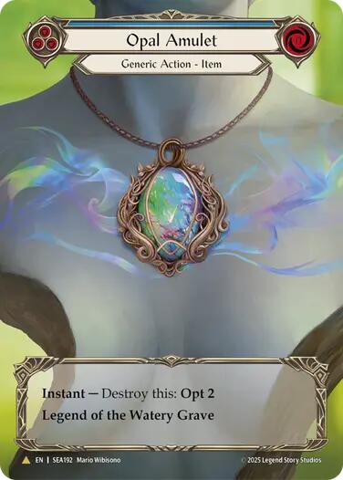 Opal Amulet (Treasure) [SEA192] (High Seas)  Cold Foil | Webway Games