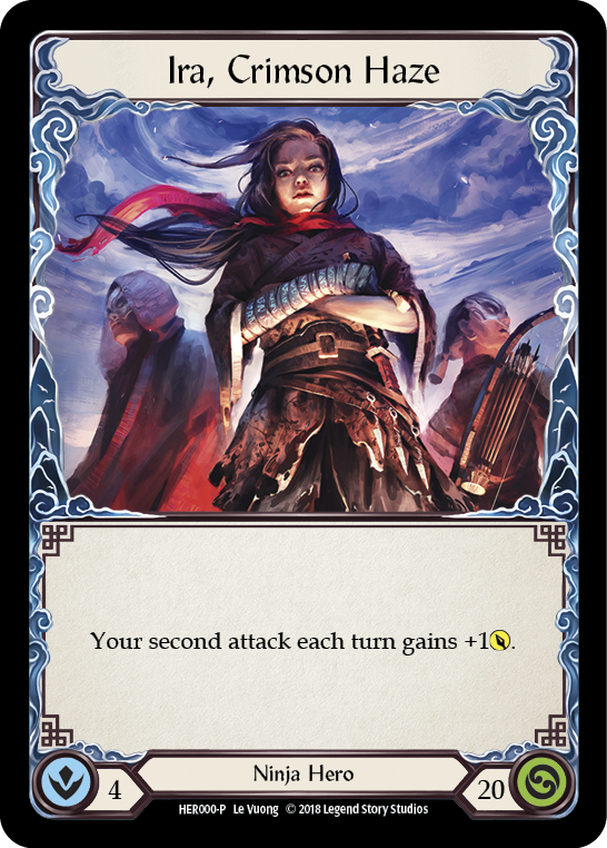 Ira, Crimson Haze [HER000-P] (Promo)  1st Edition Cold Foil | Webway Games