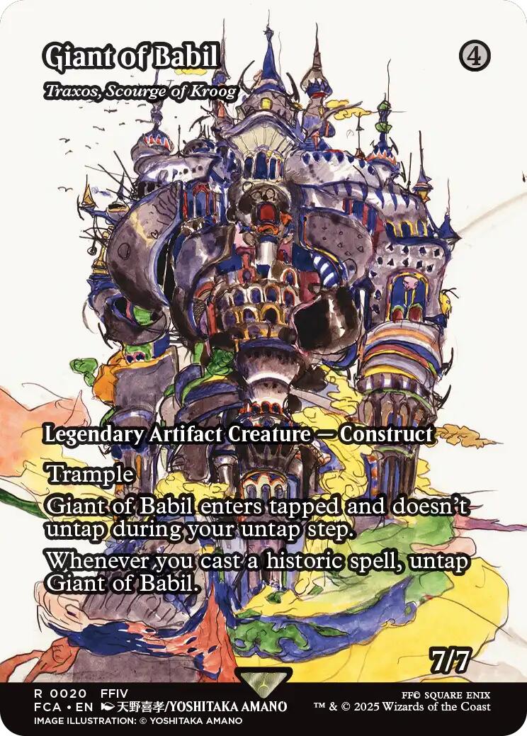 Giant of Babil - Traxos, Scourge of Kroog (Showcase) [FINAL FANTASY : Through the Ages] | Webway Games
