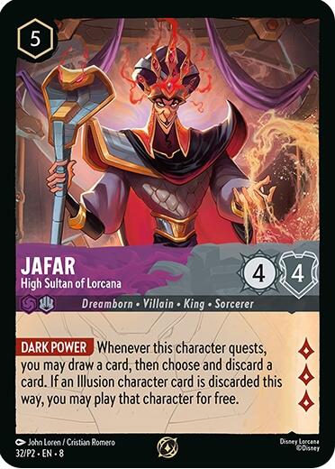 Jafar - High Sultan of Lorcana (Store Champion Participant) (32/P2) [Promo Cards] | Webway Games