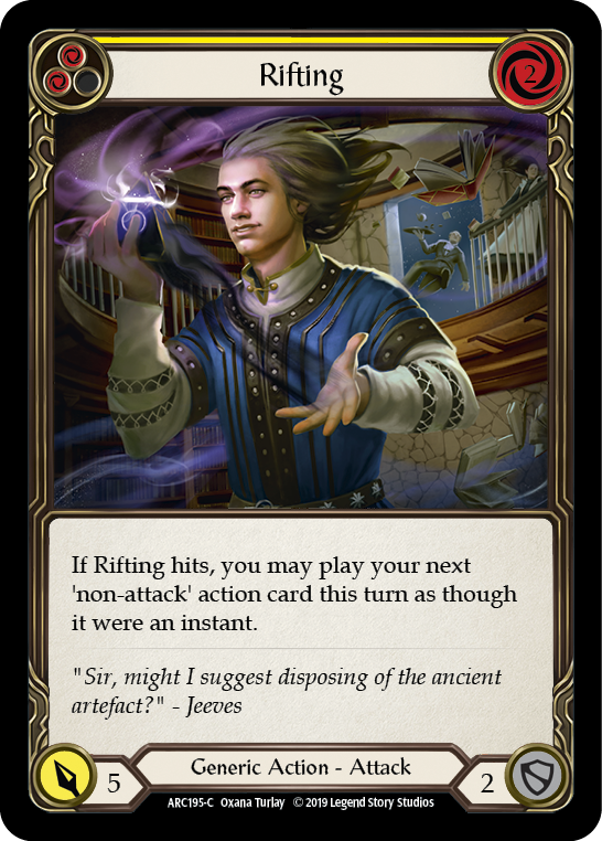 Rifting (Yellow) [ARC195-C] (Arcane Rising)  1st Edition Normal | Webway Games