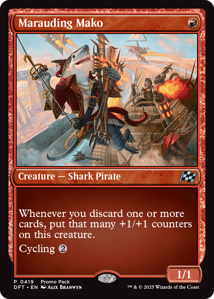 Marauding Mako (Promo Pack) [Aetherdrift Promos] | Webway Games