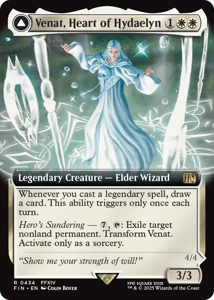 Venat, Heart of Hydaelyn // Hydaelyn, the Mothercrystal (Extended Art) [FINAL FANTASY] | Webway Games