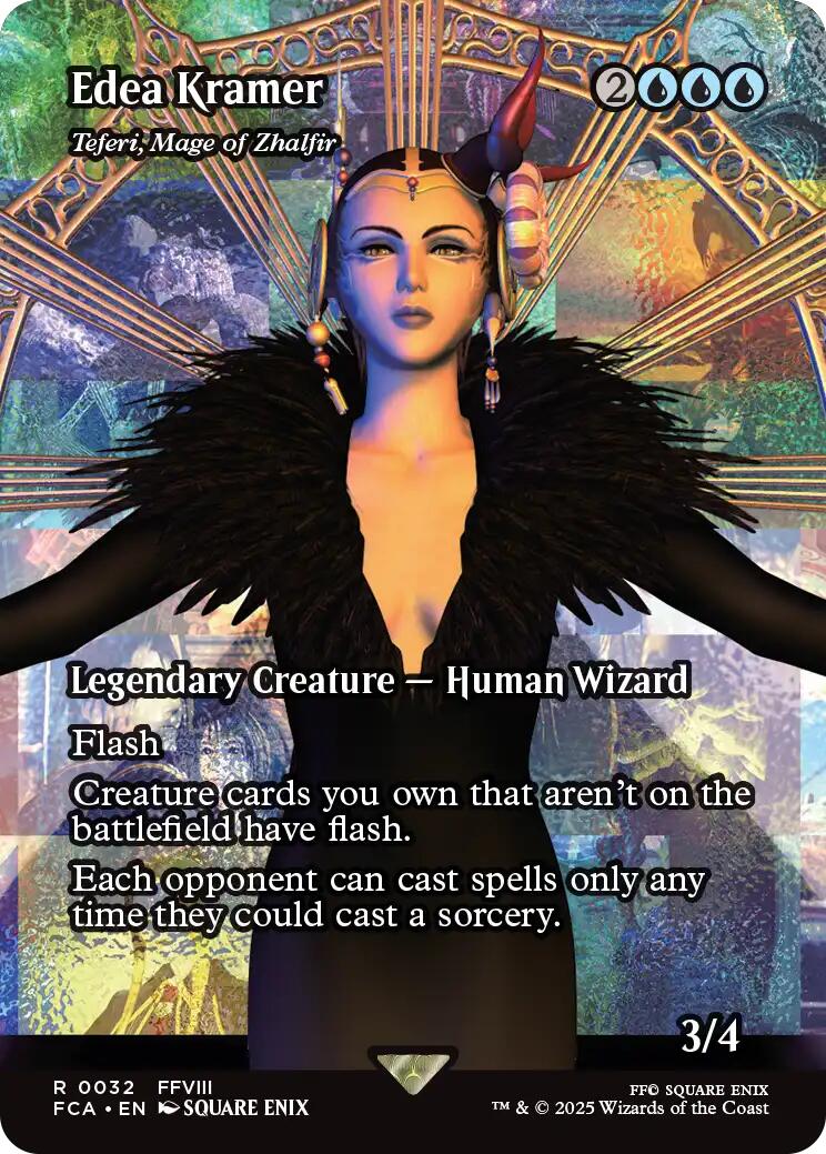 Edea Kramer - Teferi, Mage of Zhalfir (Showcase) [FINAL FANTASY : Through the Ages] | Webway Games