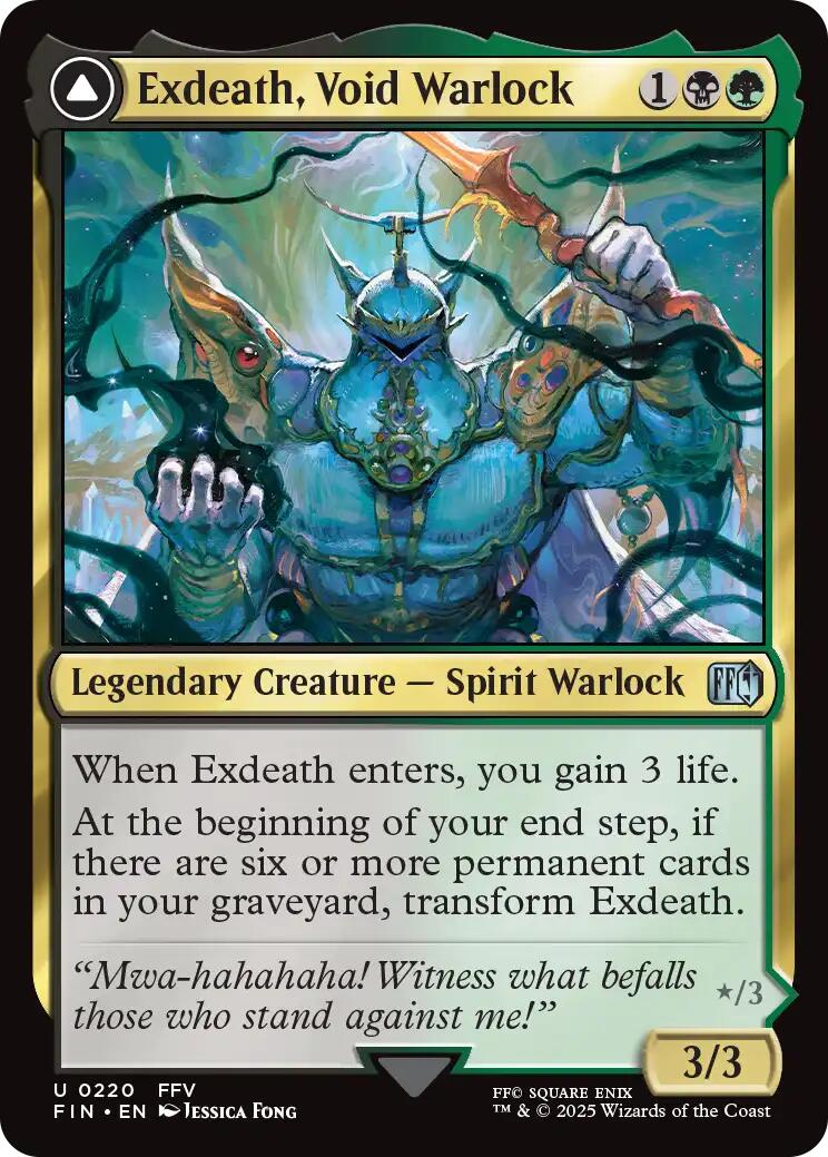 Exdeath, Void Warlock // Neo Exdeath, Dimension's End [FINAL FANTASY] | Webway Games