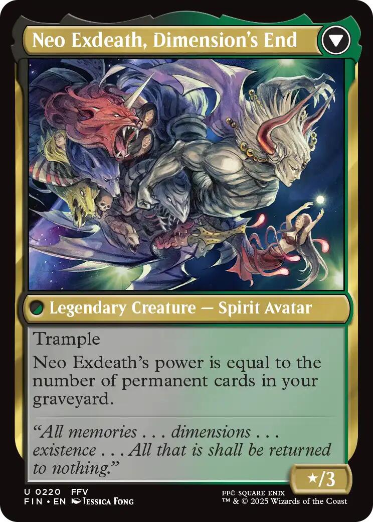 Exdeath, Void Warlock // Neo Exdeath, Dimension's End [FINAL FANTASY] | Webway Games