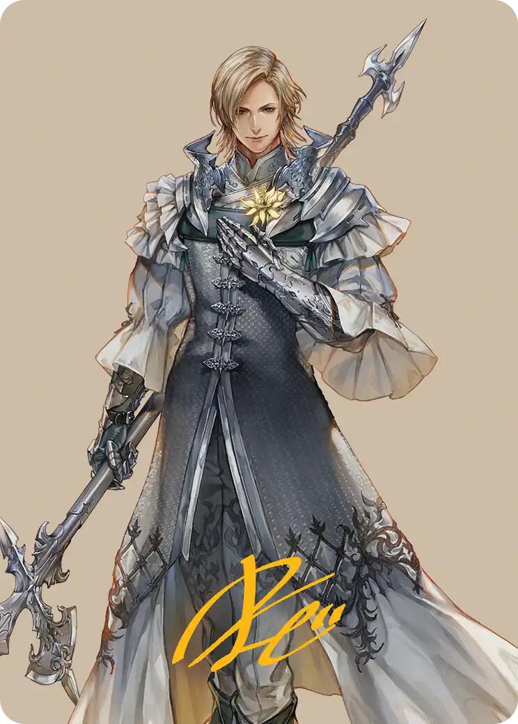 Dion, Bahamut's Dominant Art Card (Gold-Stamped Signature) [FINAL FANTASY Art Series] | Webway Games