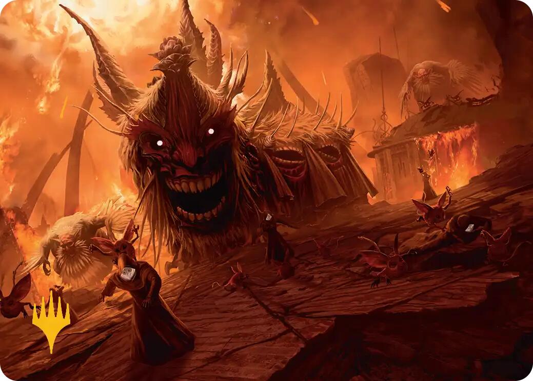 The Final Days Art Card (Gold-Stamped Planeswalker Symbol) [FINAL FANTASY Art Series] | Webway Games