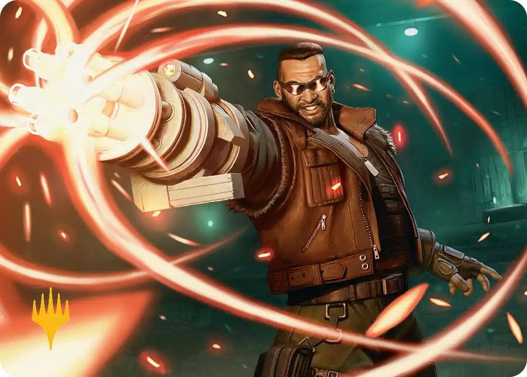 Barret Wallace Art Card (Gold-Stamped Planeswalker Symbol) [FINAL FANTASY Art Series] | Webway Games