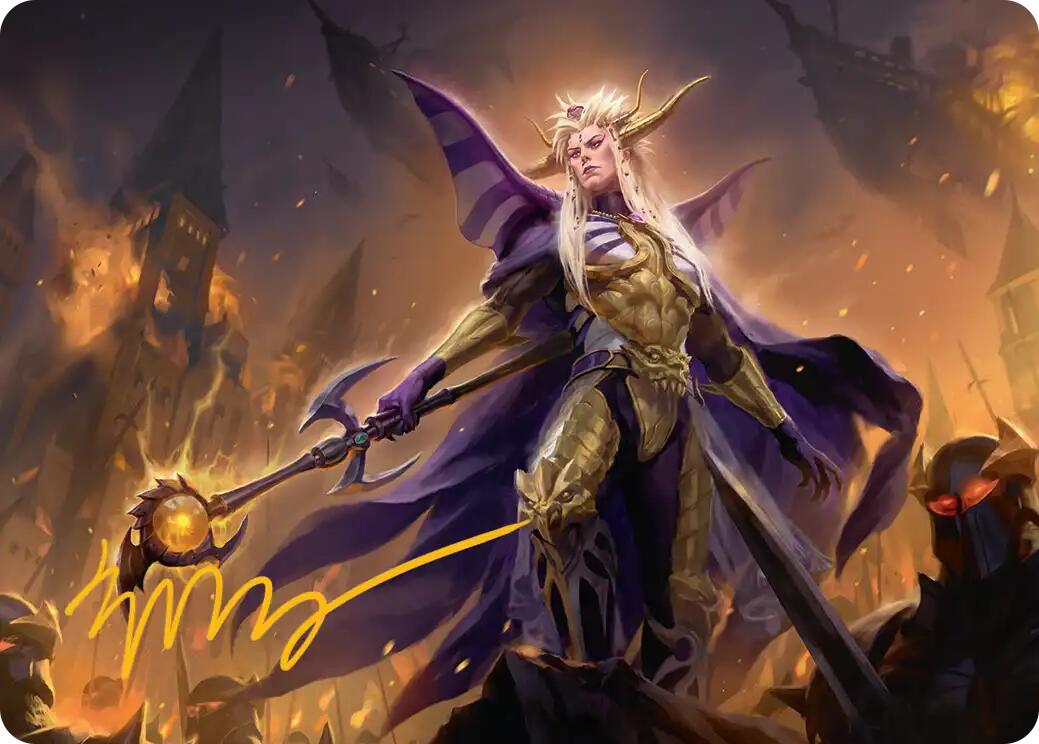 The Emperor of Palamecia Art Card (Gold-Stamped Signature) [FINAL FANTASY Art Series] | Webway Games