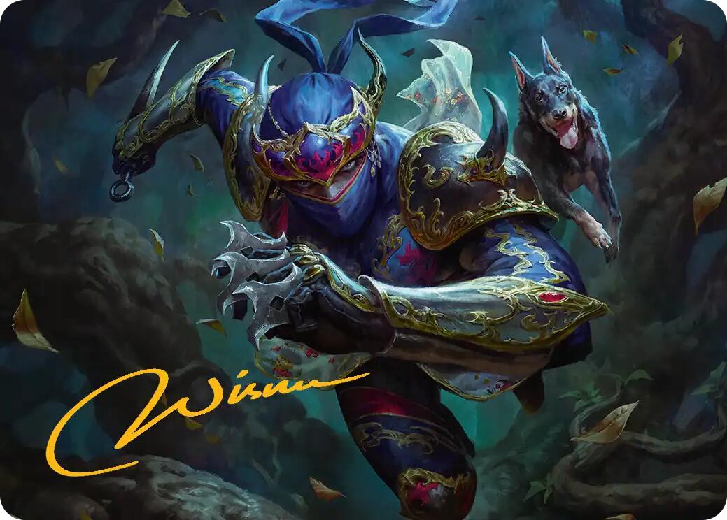 Shadow, Mysterious Assassin Art Card (Gold-Stamped Signature) [FINAL FANTASY Art Series] | Webway Games