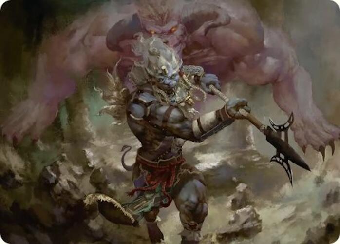 Kimahri, Valiant Guardian Art Card [FINAL FANTASY Art Series] | Webway Games