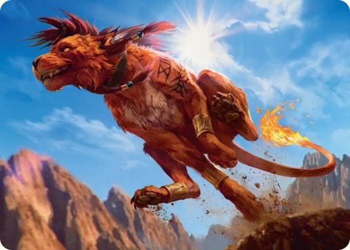 Red XIII, Proud Warrior Art Card [FINAL FANTASY Art Series] | Webway Games