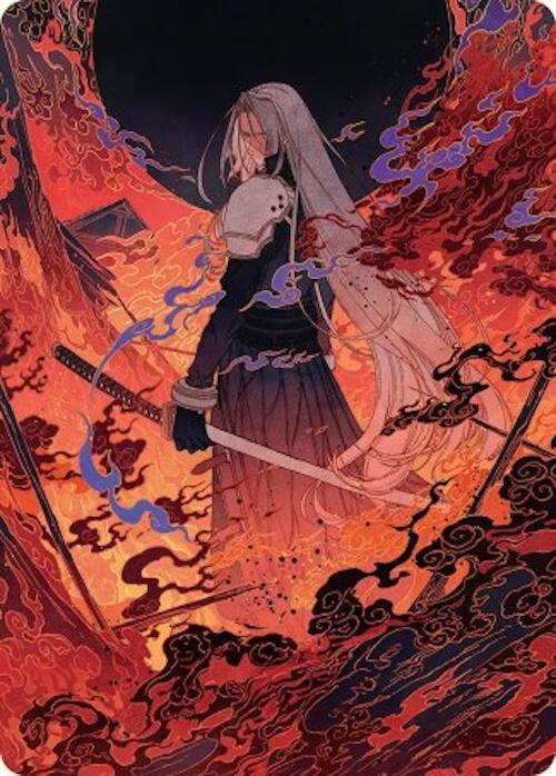 Nibelheim Aflame Art Card [FINAL FANTASY Art Series] | Webway Games