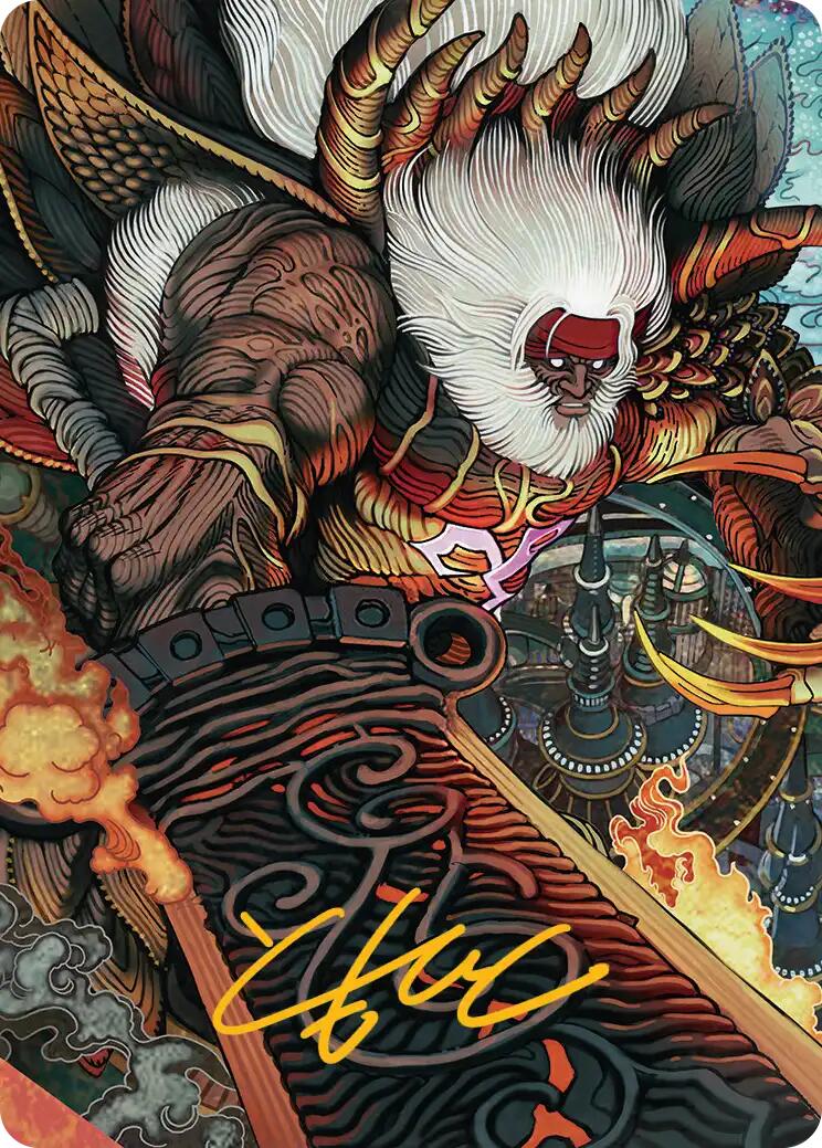 Braska's Final Aeon Art Card (Gold-Stamped Signature) [FINAL FANTASY Art Series] | Webway Games