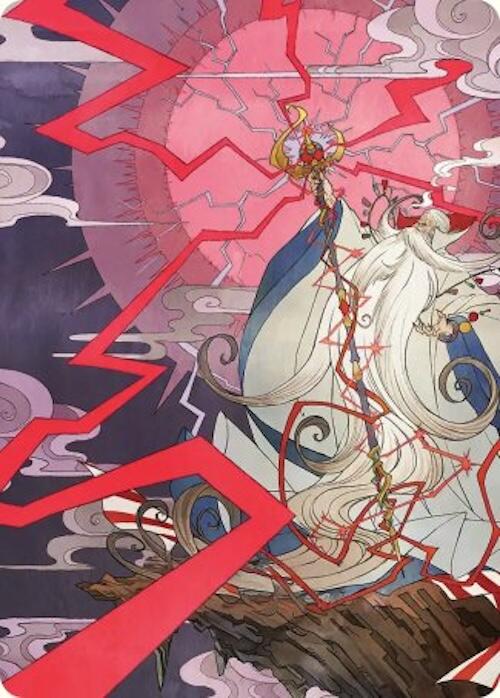 Summon: Esper Ramuh Art Card [FINAL FANTASY Art Series] | Webway Games
