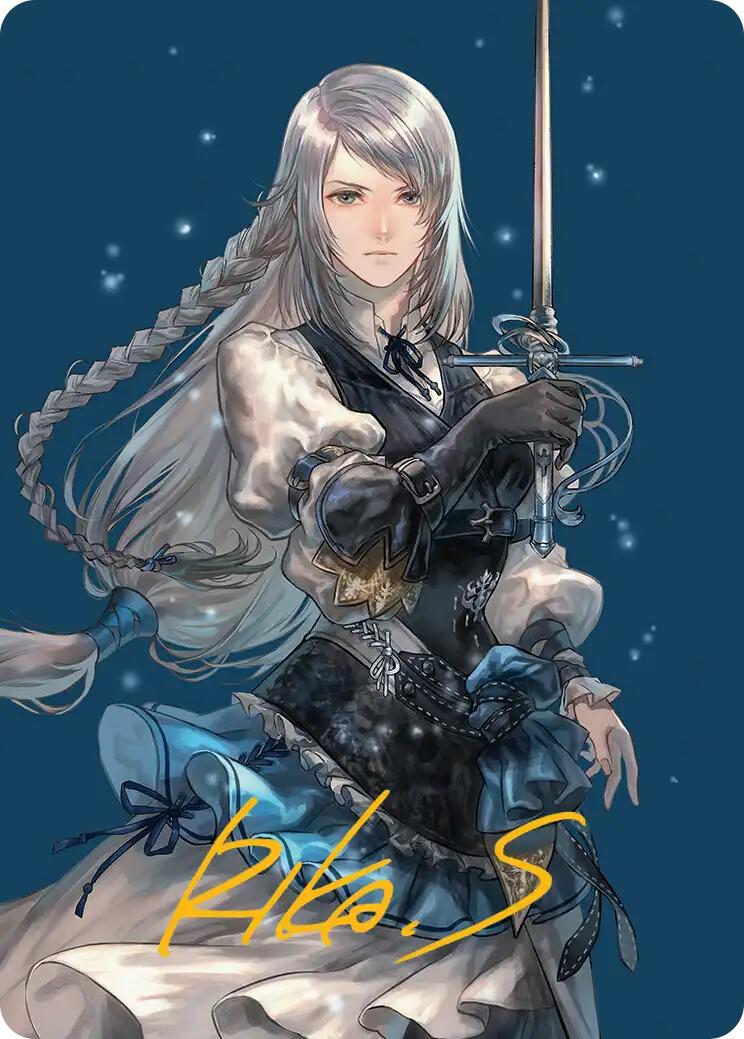 Jill, Shiva's Dominant Art Card (Gold-Stamped Signature) [FINAL FANTASY Art Series] | Webway Games