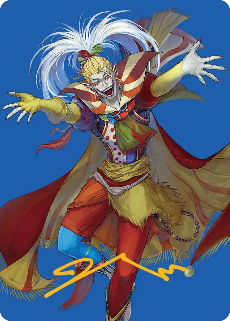 Kefka, Court Mage Art Card (Gold-Stamped Signature) [FINAL FANTASY Art Series] | Webway Games