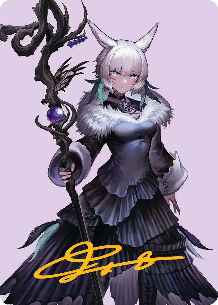 Y'shtola, Night's Blessed Art Card (53) (Gold-Stamped Signature) [FINAL FANTASY Art Series] | Webway Games