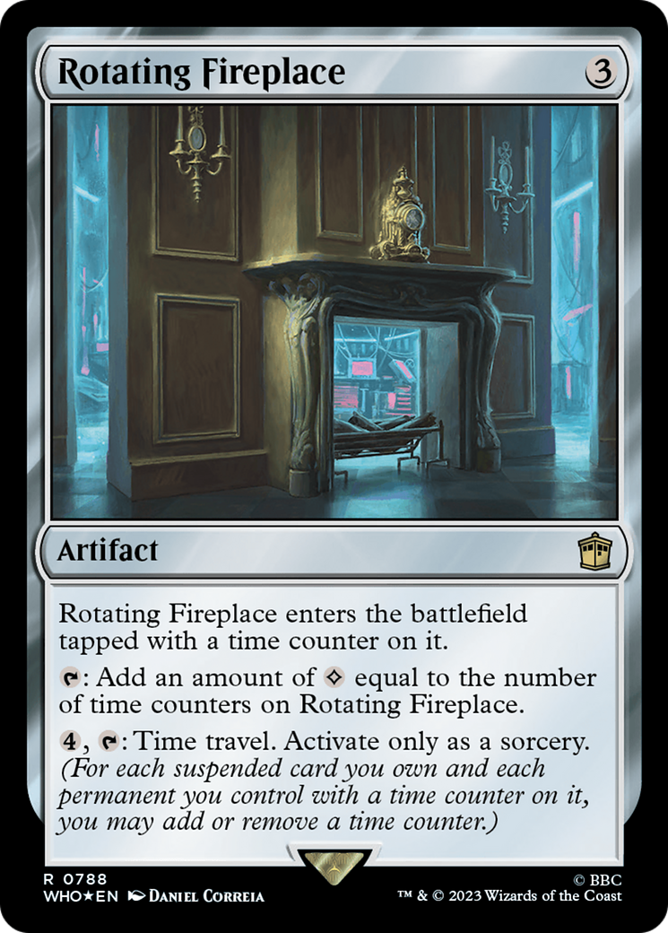 Rotating Fireplace (Surge Foil) [Doctor Who] | Webway Games