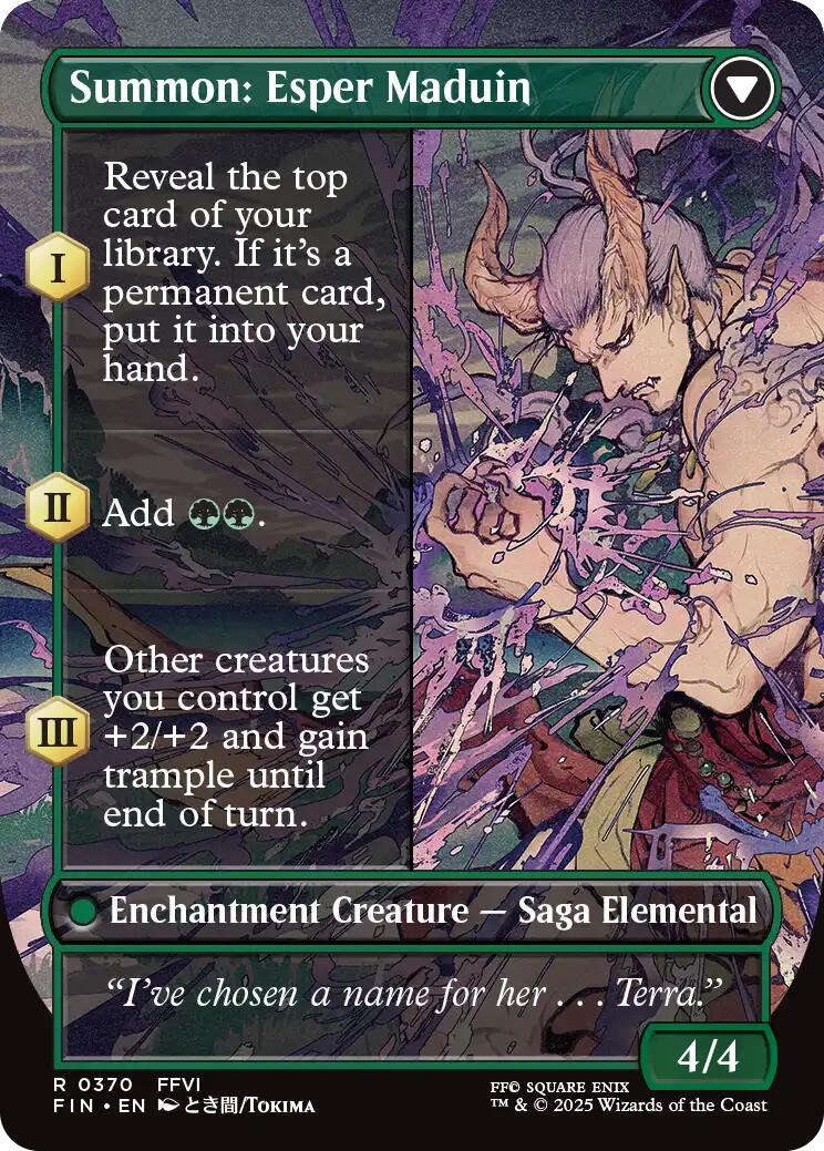 Esper Origins // Summon: Esper Maduin (Borderless) [FINAL FANTASY] | Webway Games