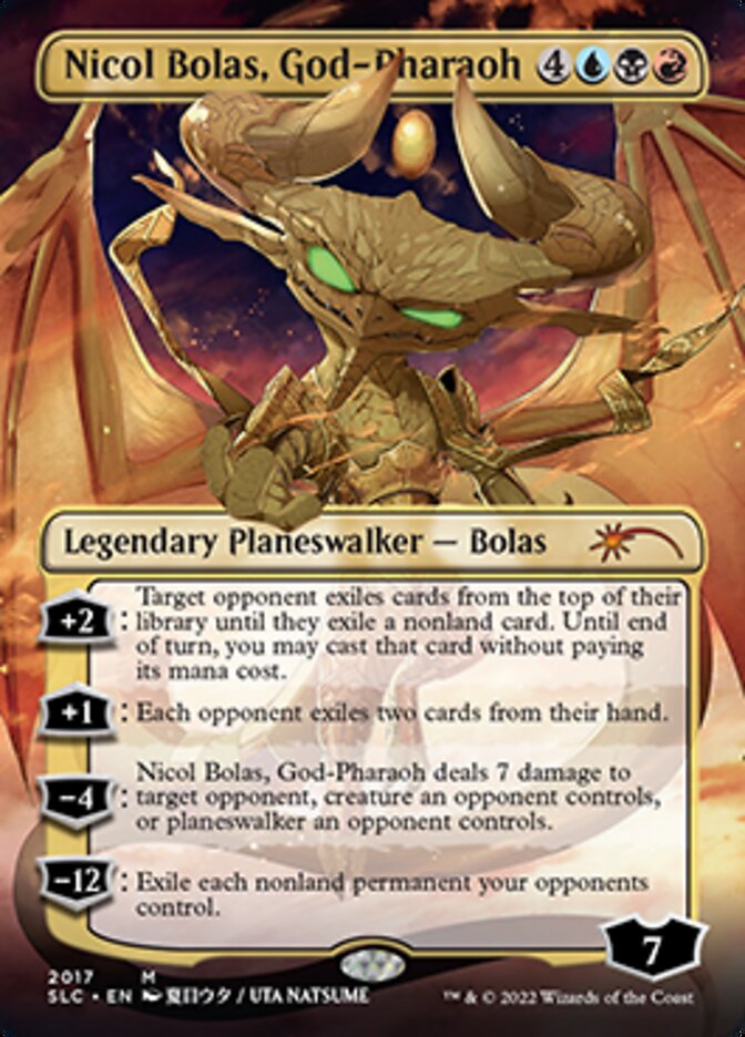 Nicol Bolas, God-Pharaoh (Borderless) [Secret Lair Countdown Kit] | Webway Games