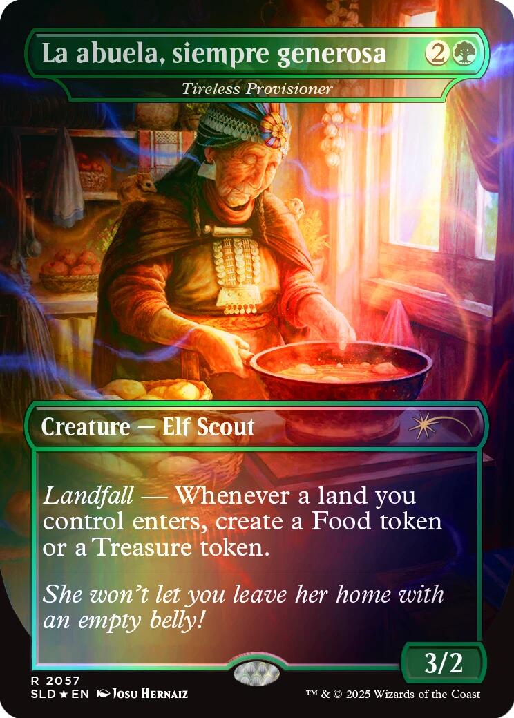La abuela, siempre generosa - Tireless Provisioner (Rainbow Foil) [Secret Lair Drop Series] | Webway Games