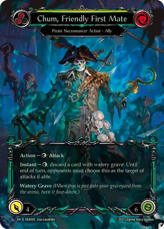 Chum, Friendly First Mate (Marvel Cold Foil) [SEA050] (High Seas)  Cold Foil | Webway Games