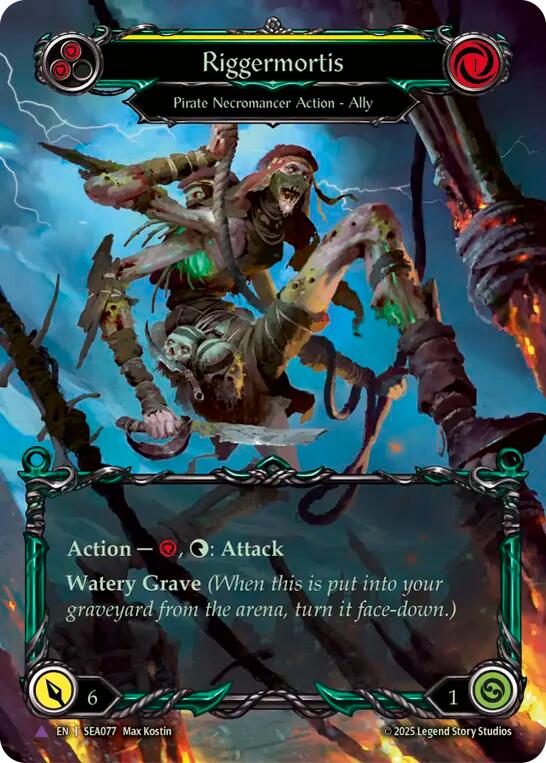 Riggermortis (Marvel Cold Foil) [SEA077] (High Seas)  Cold Foil | Webway Games