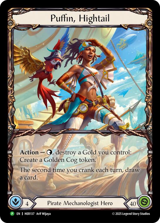 Puffin, Hightail [HER137] (Promo)  Rainbow Foil | Webway Games