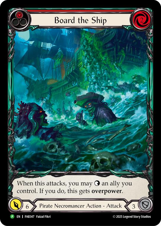 Board the Ship [FAB347] (Promo)  Rainbow Foil | Webway Games