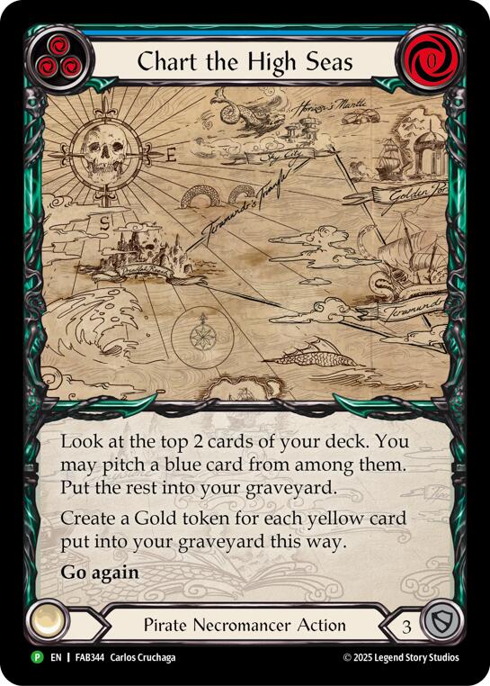 Chart the High Seas [FAB344] (Promo)  Rainbow Foil | Webway Games