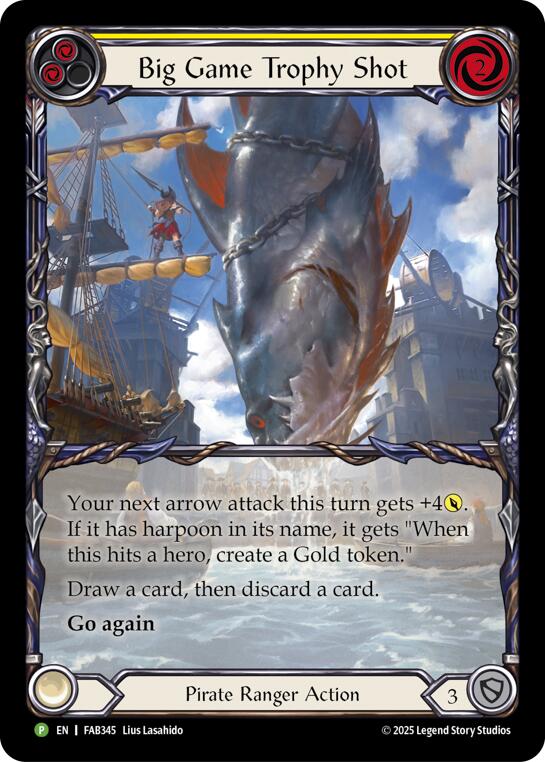 Big Game Trophy Shot [FAB345] (Promo)  Rainbow Foil | Webway Games