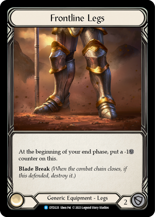 Frontline Legs [DTD225] (Dusk Till Dawn)  Cold Foil | Webway Games
