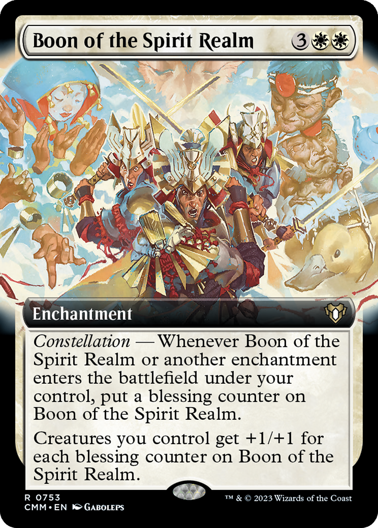 Boon of the Spirit Realm (Extended Art) [Commander Masters] | Webway Games
