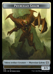 Phyrexian Golem Token [Phyrexia: All Will Be One Tokens] | Webway Games