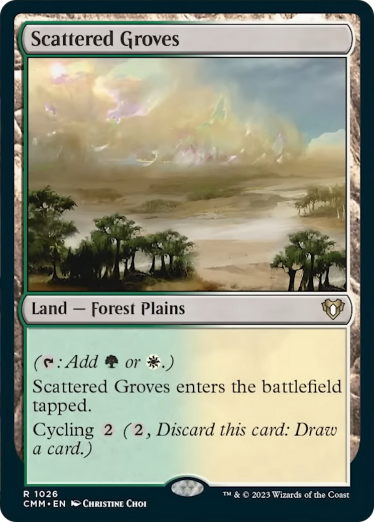 Scattered Groves [Commander Masters] | Webway Games