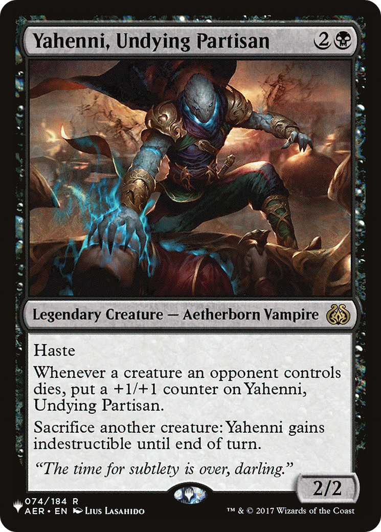 Yahenni, Undying Partisan [The List] | Webway Games