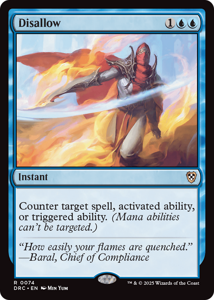 Disallow [Aetherdrift Commander] | Webway Games