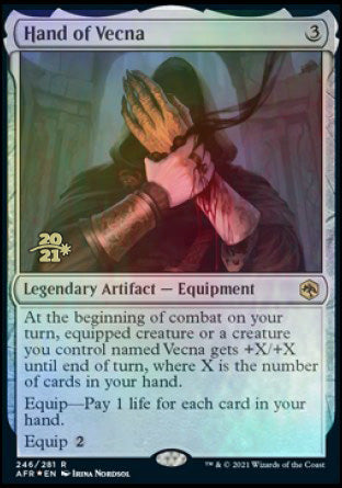 Hand of Vecna [Dungeons & Dragons: Adventures in the Forgotten Realms Prerelease Promos] | Webway Games