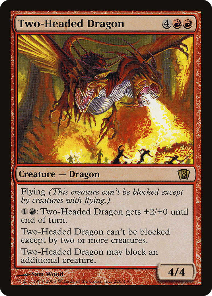 Two-Headed Dragon (E3 2003) [Oversize Cards] | Webway Games
