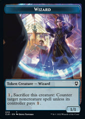 Kor Warrior // Wizard Double-Sided Token [Commander Legends: Battle for Baldur's Gate Tokens] | Webway Games