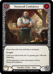 Stonewall Confidence (Blue) [U-WTR074] (Welcome to Rathe Unlimited)  Unlimited Rainbow Foil | Webway Games