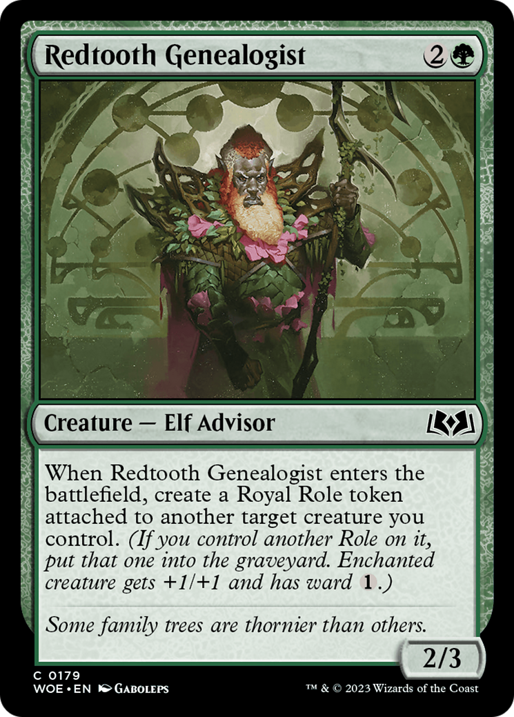 Redtooth Genealogist [Wilds of Eldraine] | Webway Games