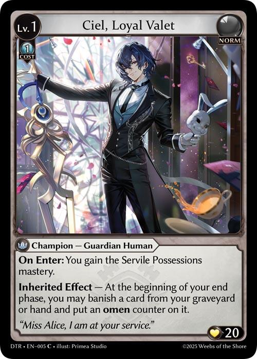 Ciel, Loyal Valet (005) [Distorted Reflections] | Webway Games