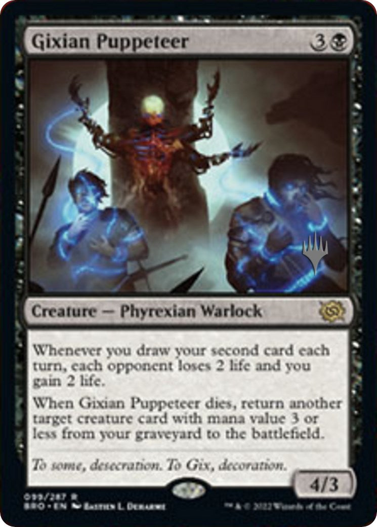 Gixian Puppeteer (Promo Pack) [The Brothers' War Promos] | Webway Games