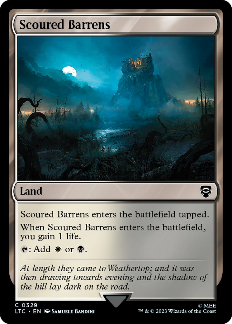 Scoured Barrens [The Lord of the Rings: Tales of Middle-Earth Commander] | Webway Games