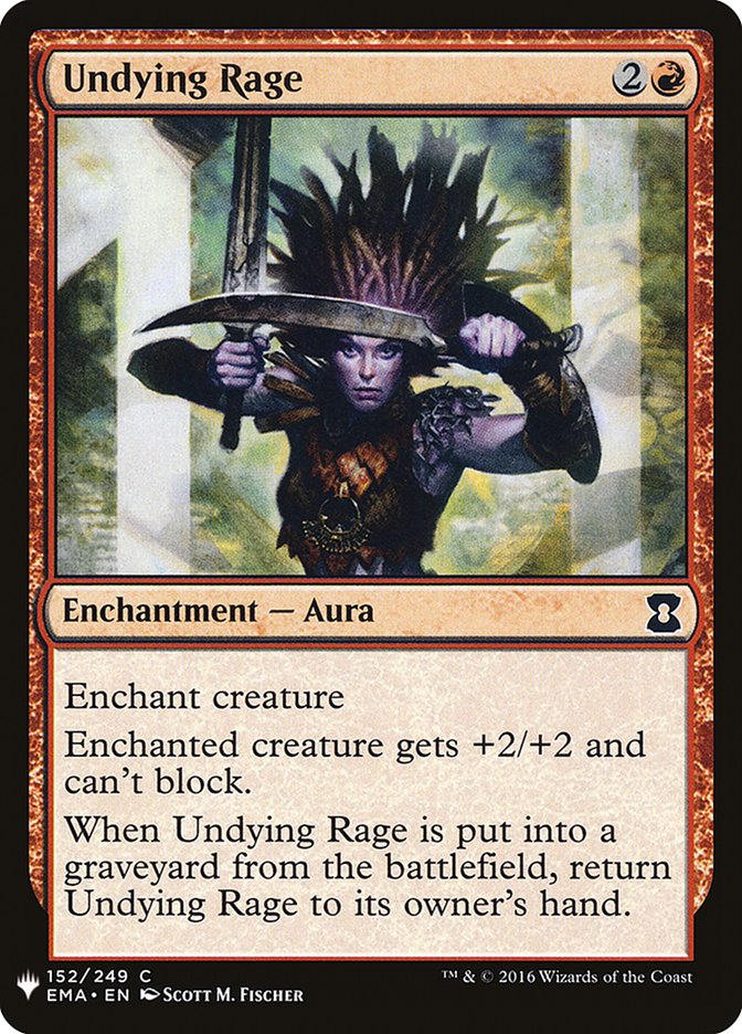 Undying Rage [Mystery Booster] | Webway Games